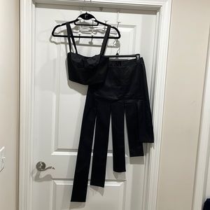 Simona Corsellini Black Skirt Set